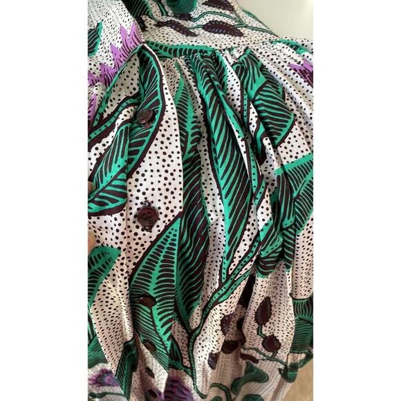 Sika Off the Shoulder Floral Printed Ruffle Maxi Dress Size 00 - Picture 9 of 14